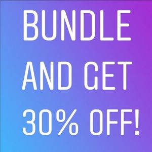 Bundle and get 30% off until Friday at 5 PM